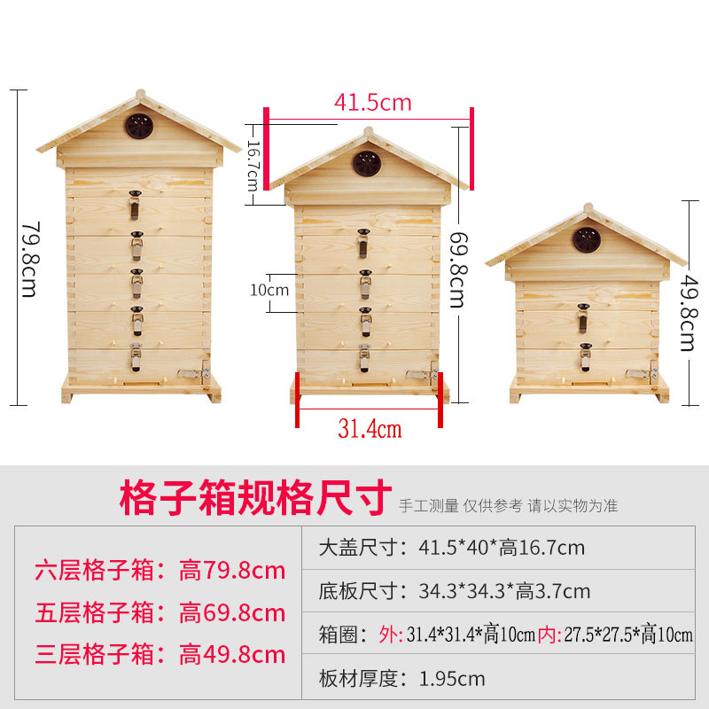最新中蜂格子箱尺寸揭秘，探索蜜蜂的秘密，感受友情的溫暖